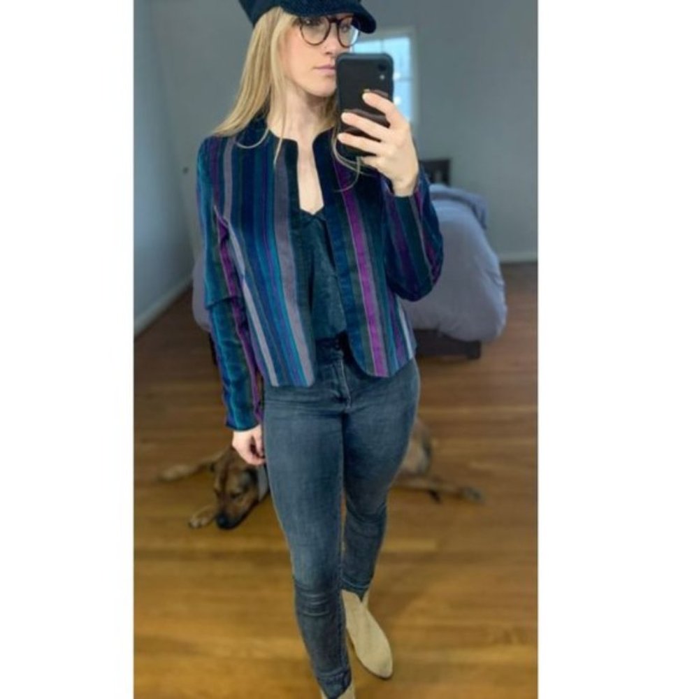 *Vintage* Striped Blazer